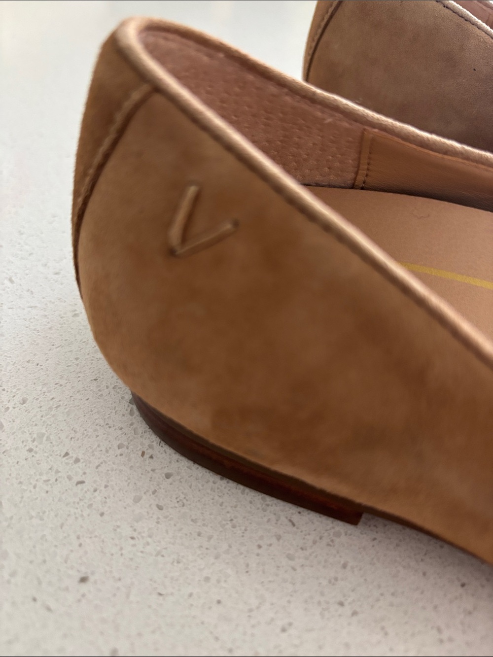 Vionic Tan Suede Slip-On Loafers - Picture 3 of 5